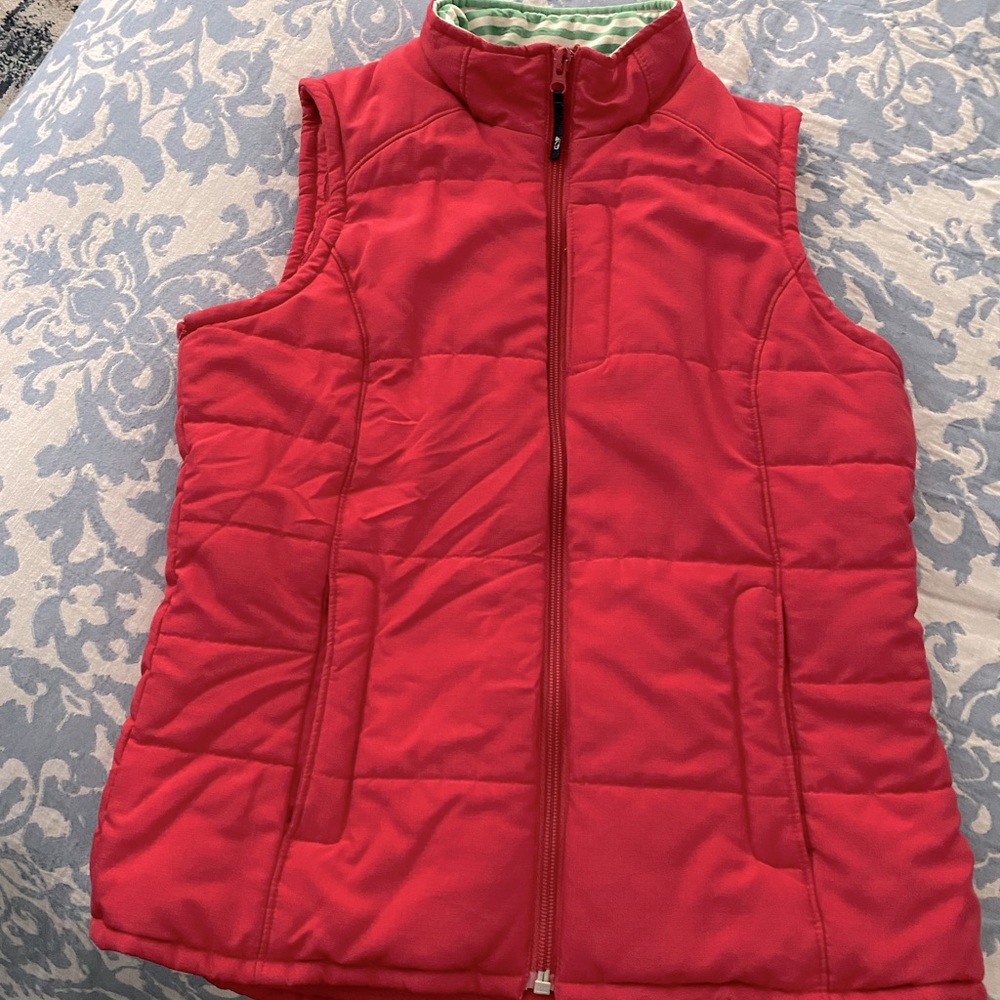 Vineyard Vines Pink Puffer Vest